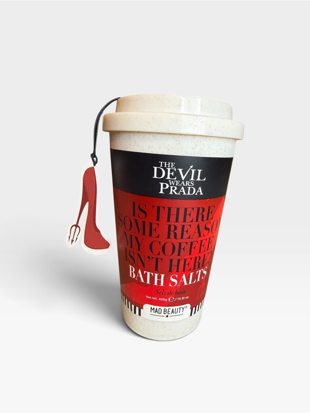 Mad Beauty The Devil Wears Prada Bath Salts in Reusable Coffee Cup – New